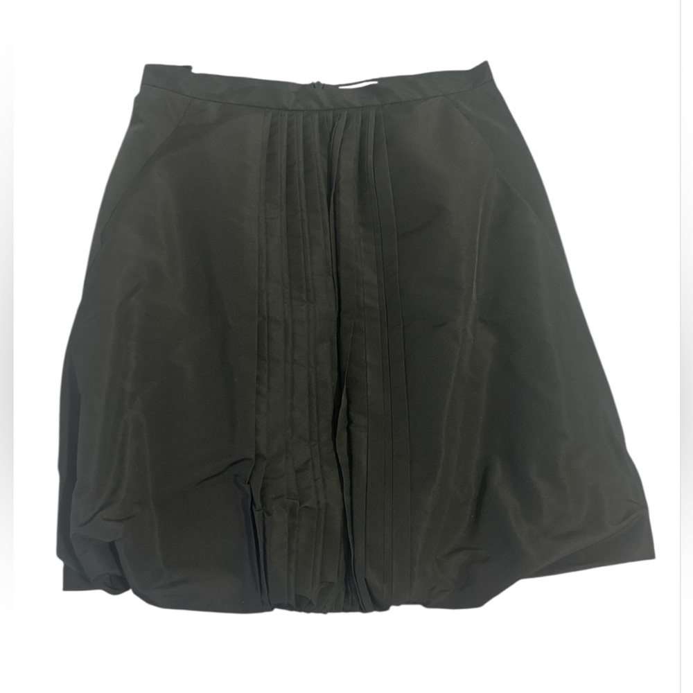 Miu Miu Black Pleated Skirt
